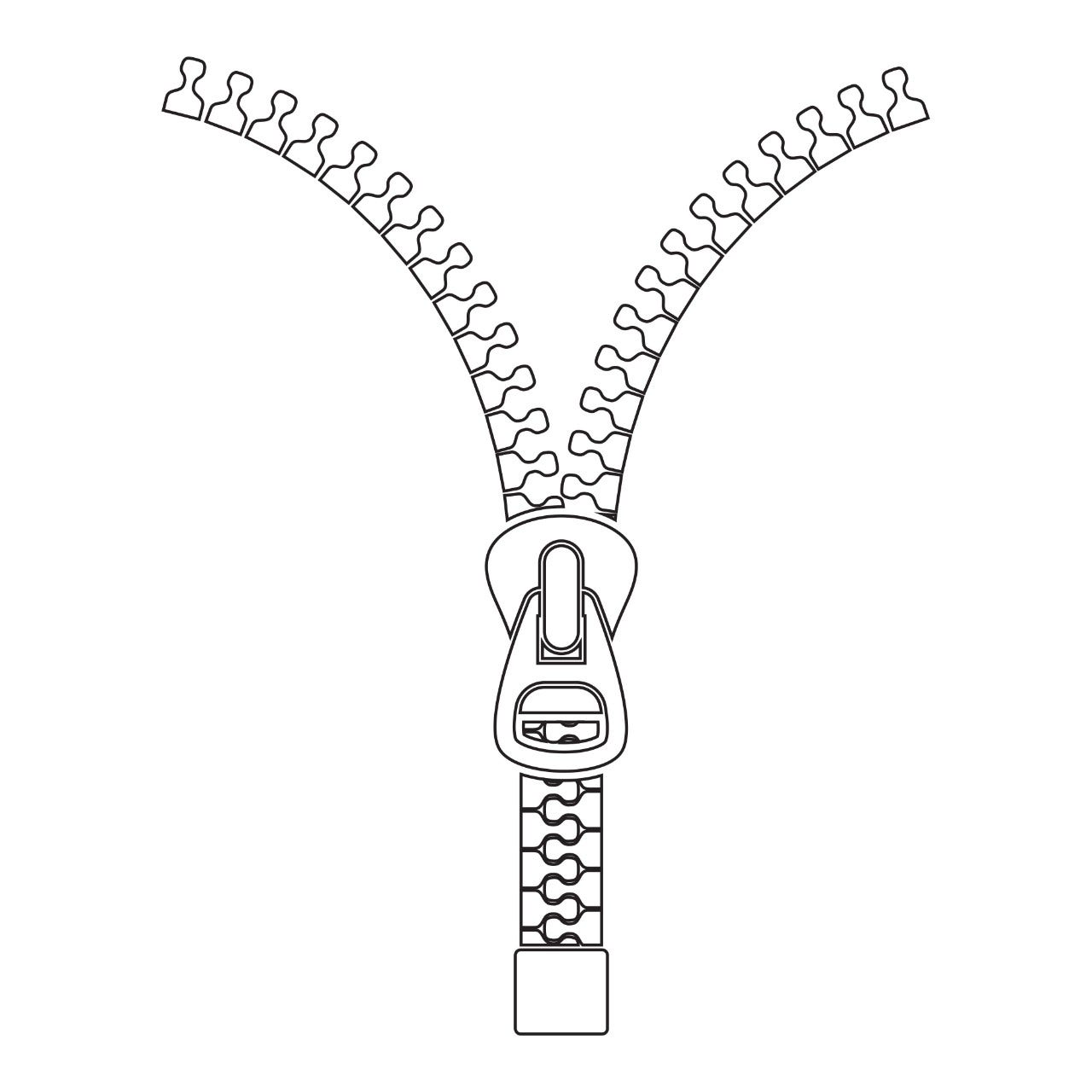 Fermeture à zip ajustable